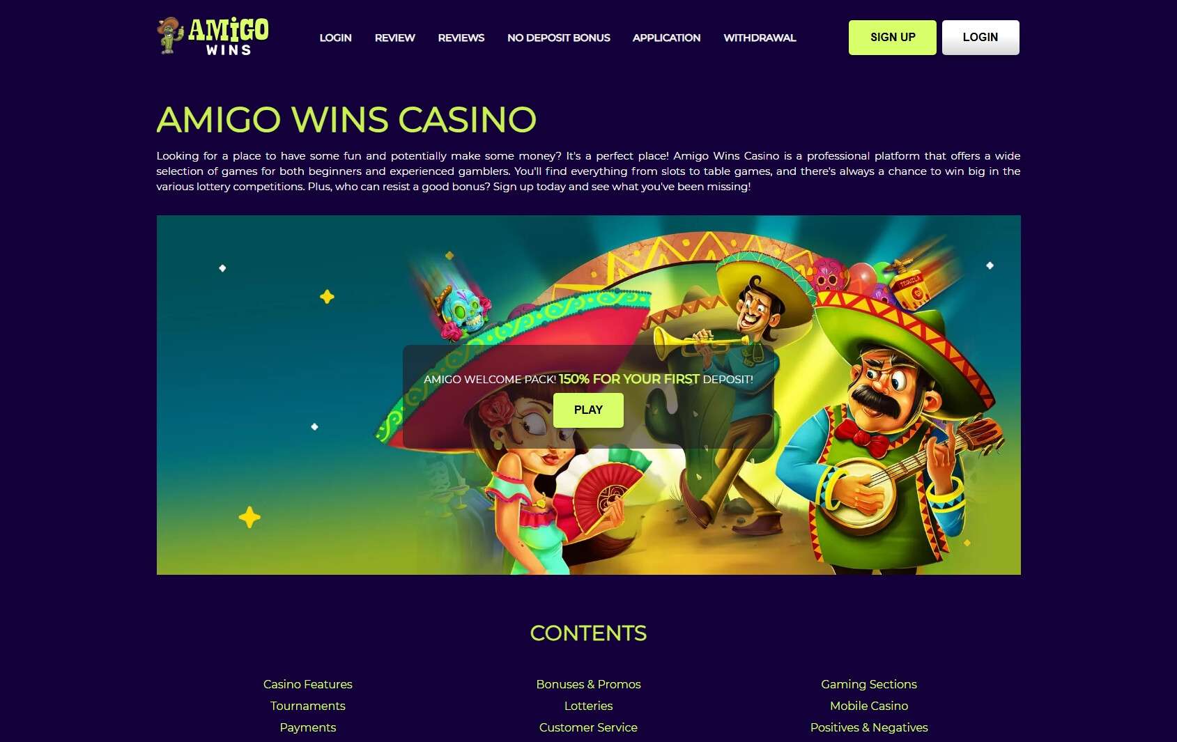 Unlocking the Best Bonuses and Promotions at Amigo Wins Casino